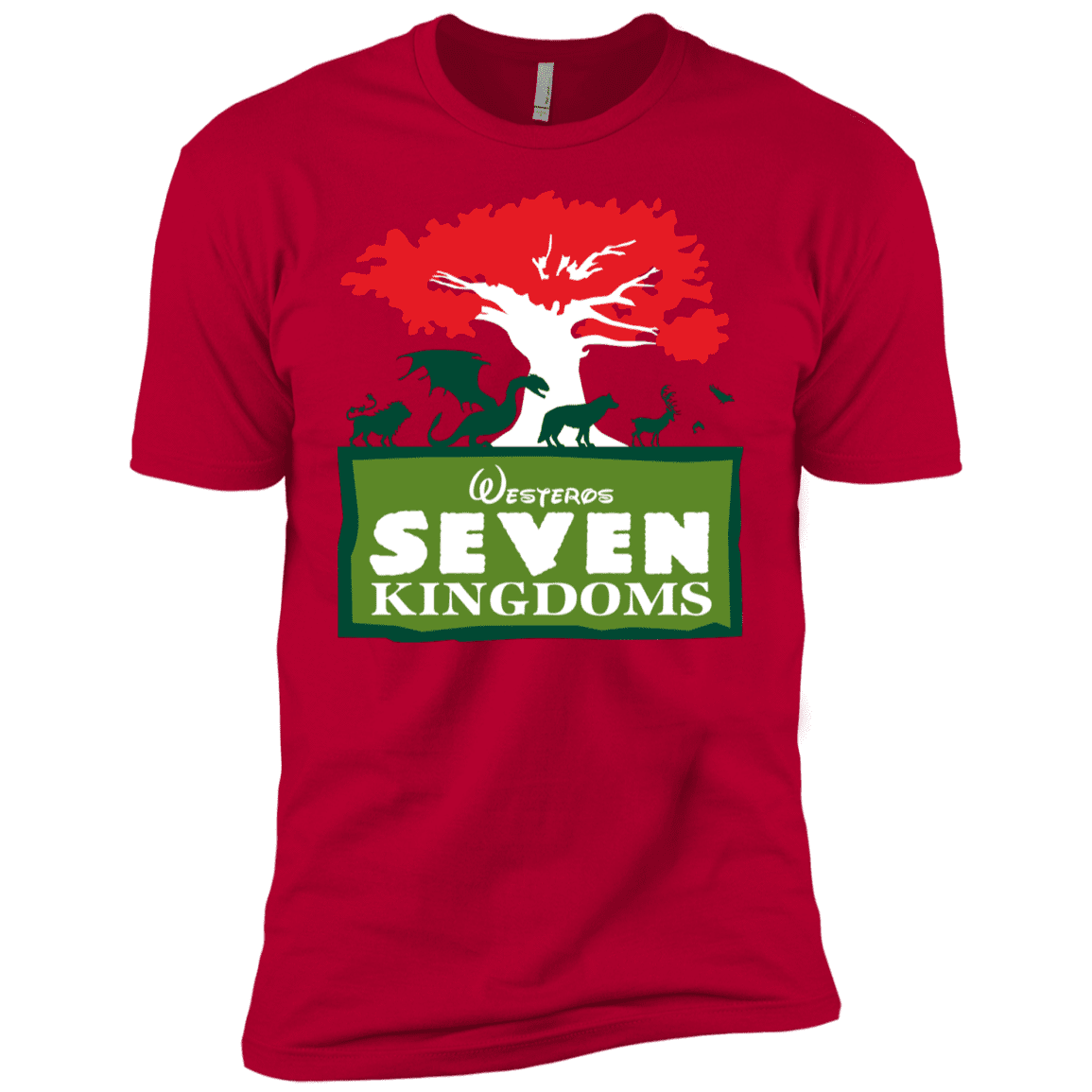 T-Shirts Red / YXS Seven Kingdoms Boys Premium T-Shirt