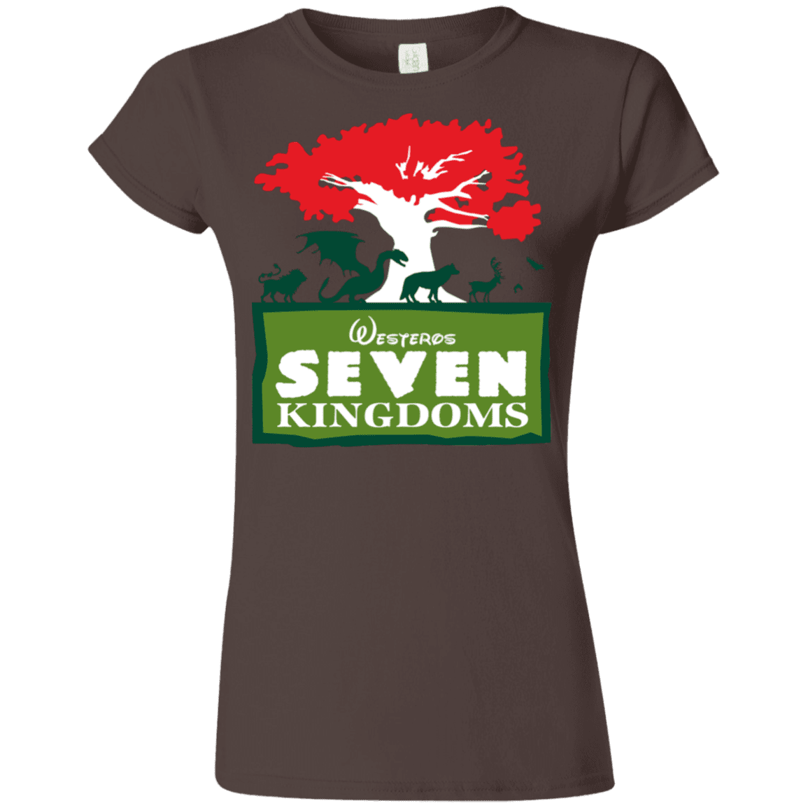 T-Shirts Dark Chocolate / S Seven Kingdoms Junior Slimmer-Fit T-Shirt