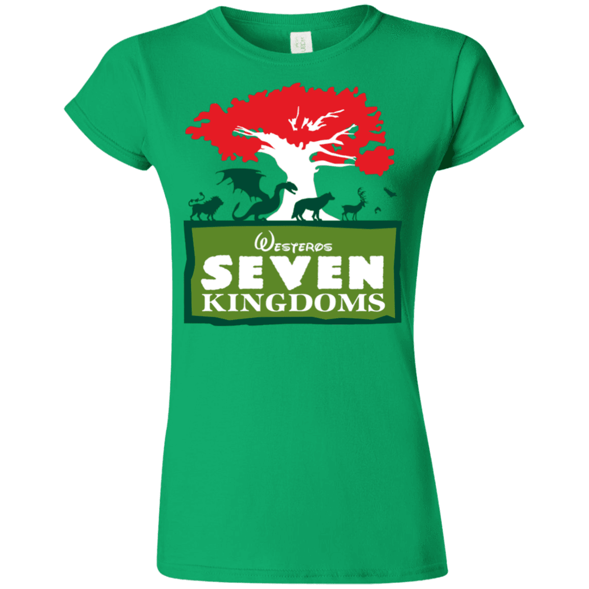 T-Shirts Irish Green / S Seven Kingdoms Junior Slimmer-Fit T-Shirt