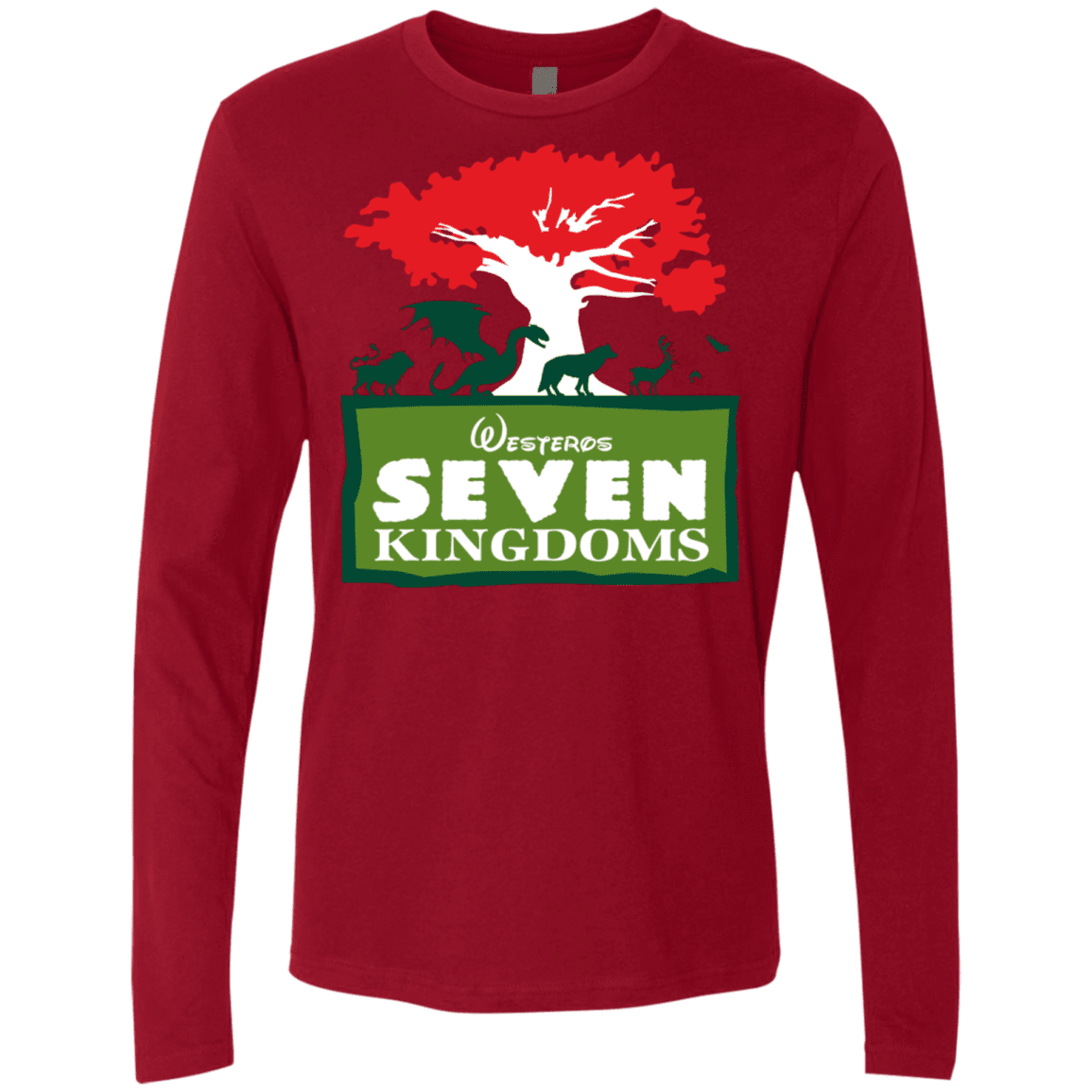 T-Shirts Cardinal / S Seven Kingdoms Men's Premium Long Sleeve