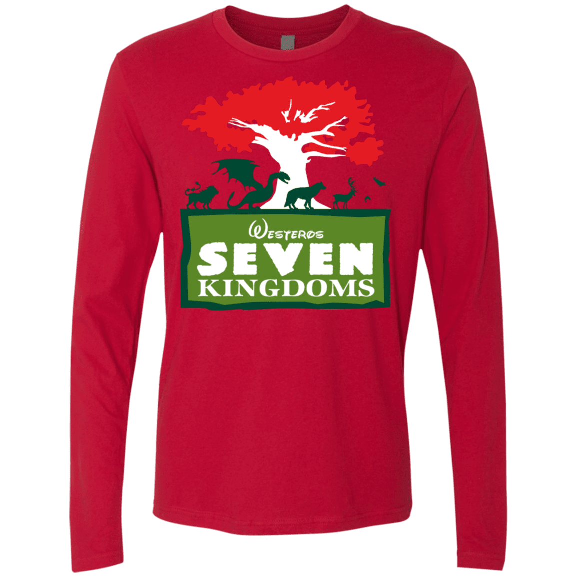 T-Shirts Red / S Seven Kingdoms Men's Premium Long Sleeve