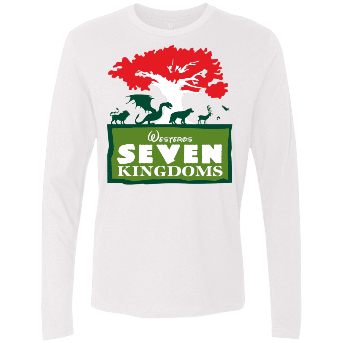 T-Shirts White / S Seven Kingdoms Men's Premium Long Sleeve