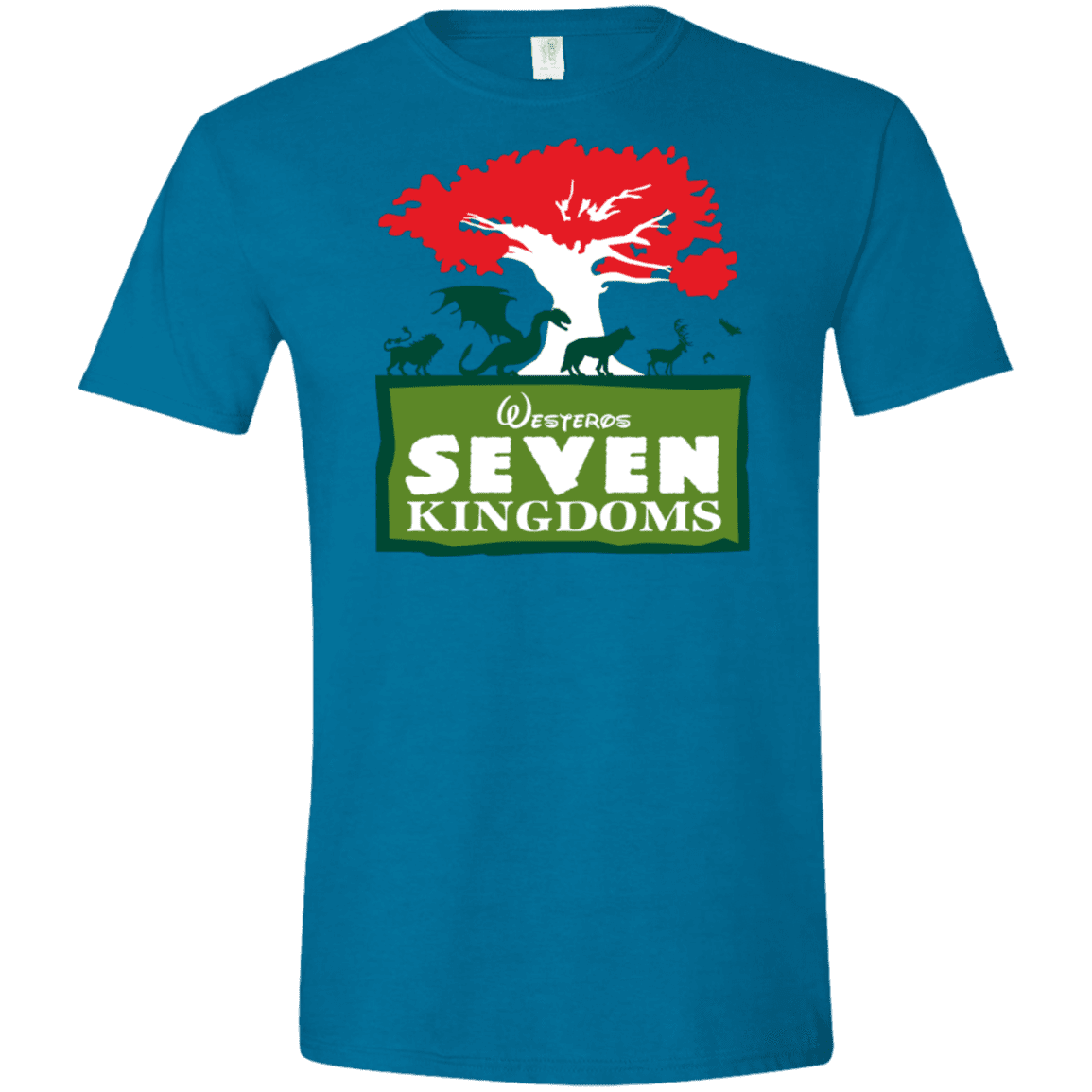 T-Shirts Antique Sapphire / S Seven Kingdoms Men's Semi-Fitted Softstyle