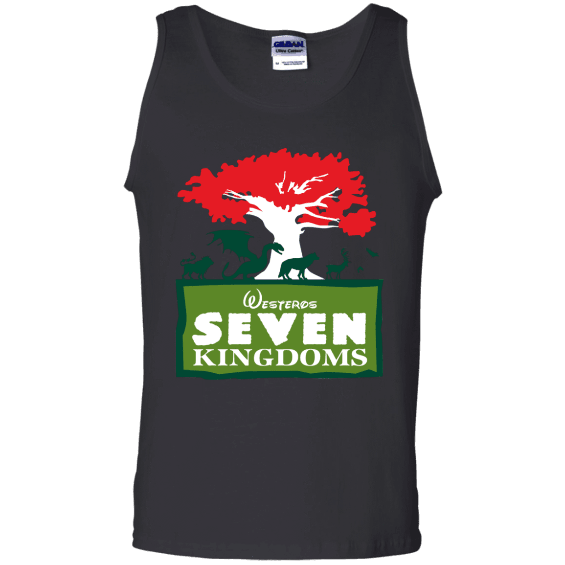 T-Shirts Black / S Seven Kingdoms Men's Tank Top