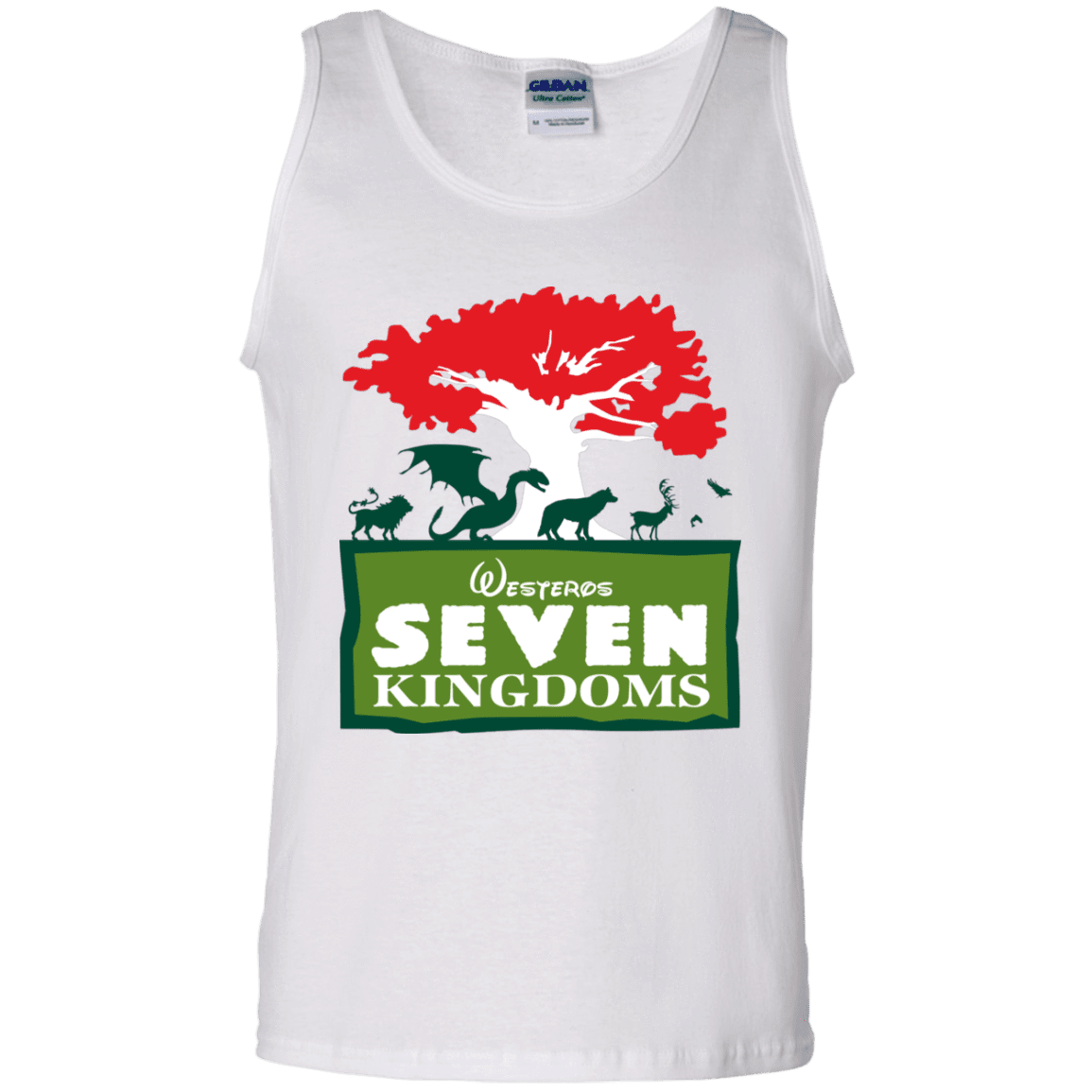T-Shirts White / S Seven Kingdoms Men's Tank Top