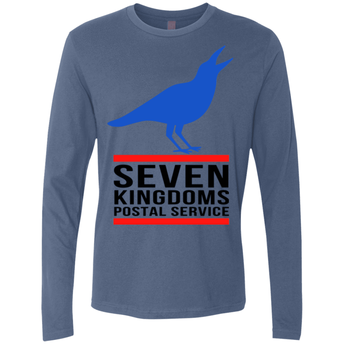 T-Shirts Indigo / Small Seven kingdoms postal service Men's Premium Long Sleeve