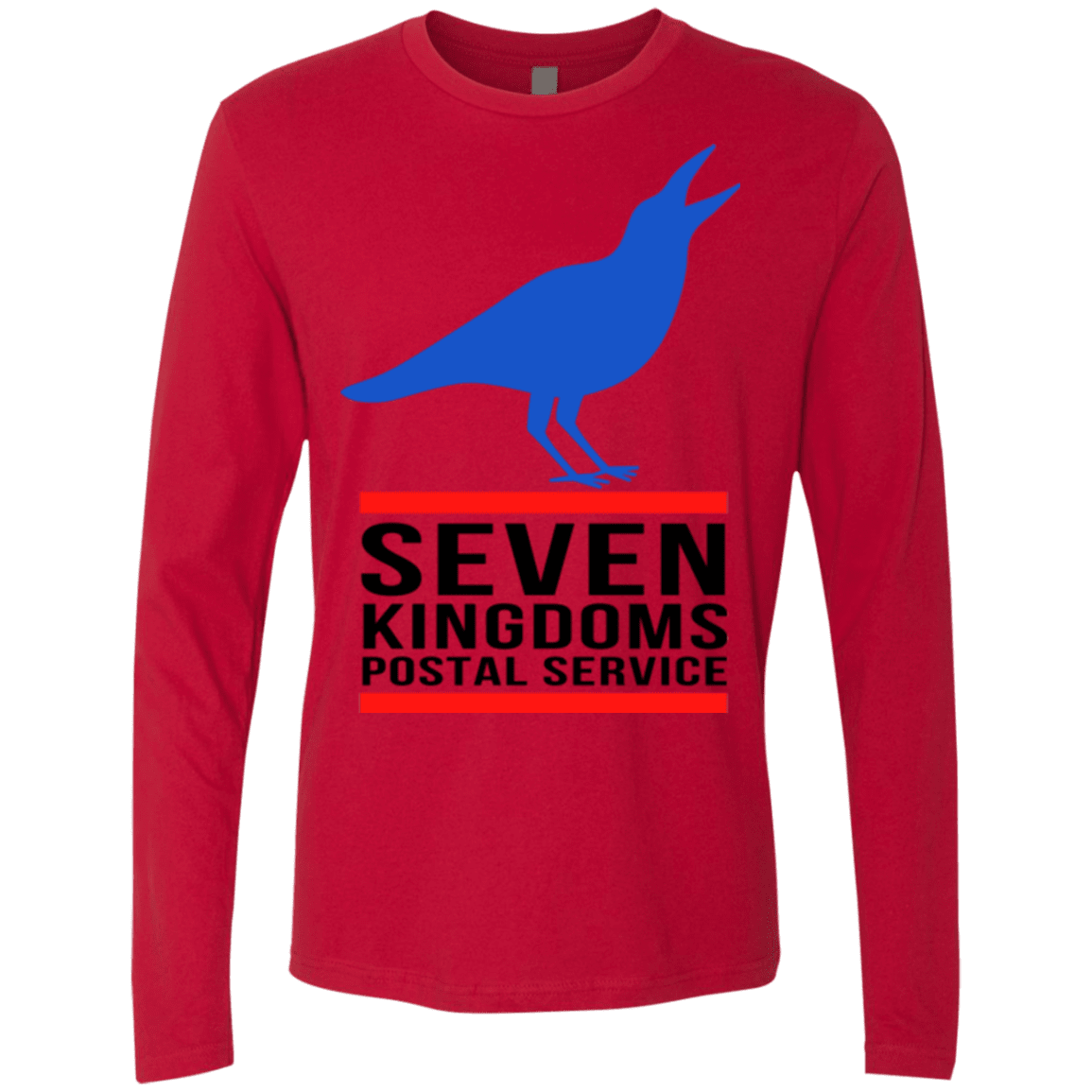 T-Shirts Red / Small Seven kingdoms postal service Men's Premium Long Sleeve
