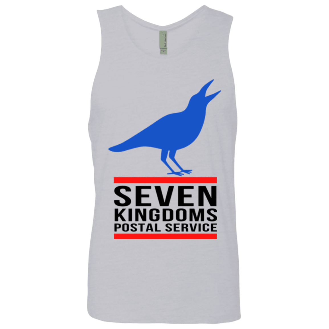 T-Shirts Heather Grey / Small Seven kingdoms postal service Men's Premium Tank Top