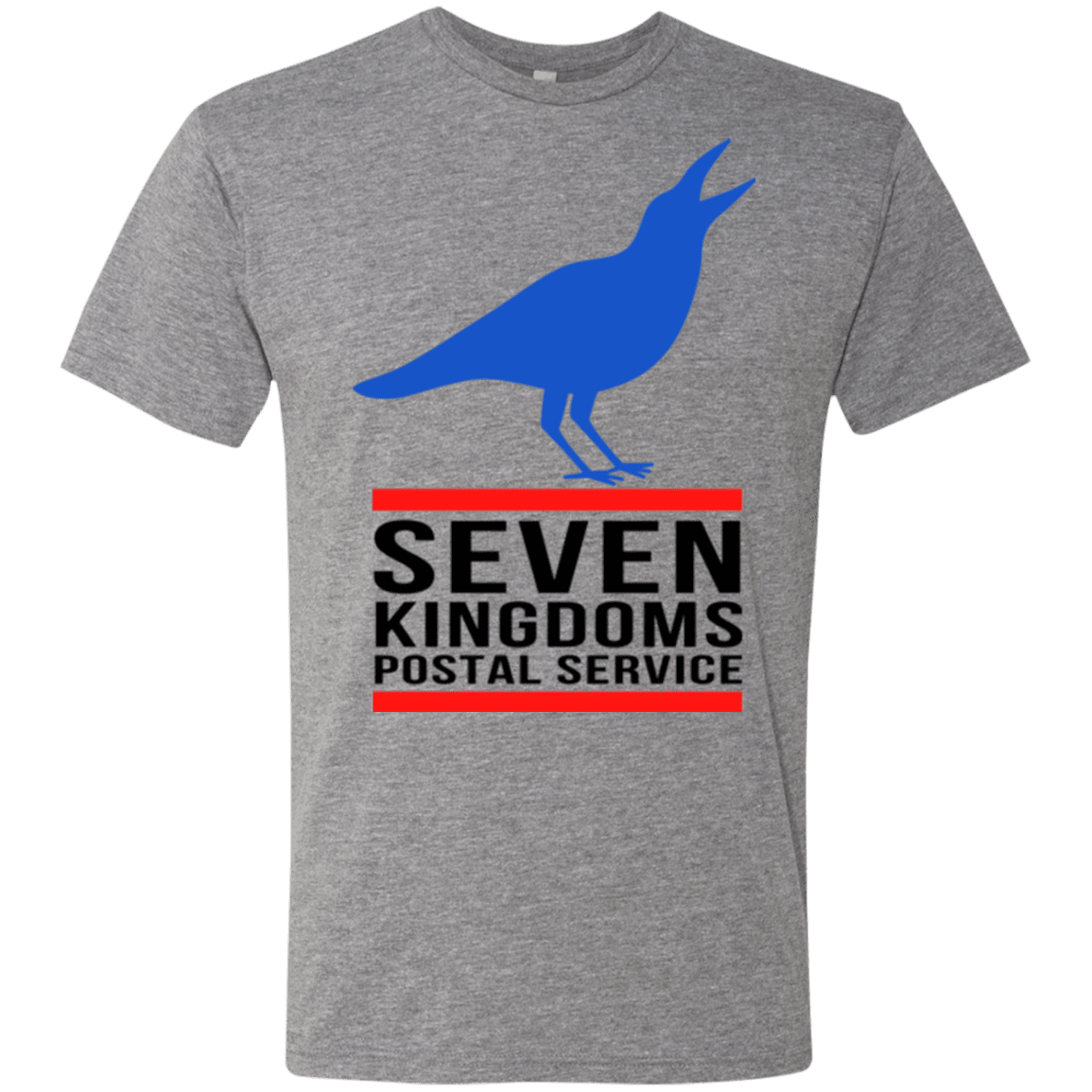 T-Shirts Premium Heather / Small Seven kingdoms postal service Men's Triblend T-Shirt