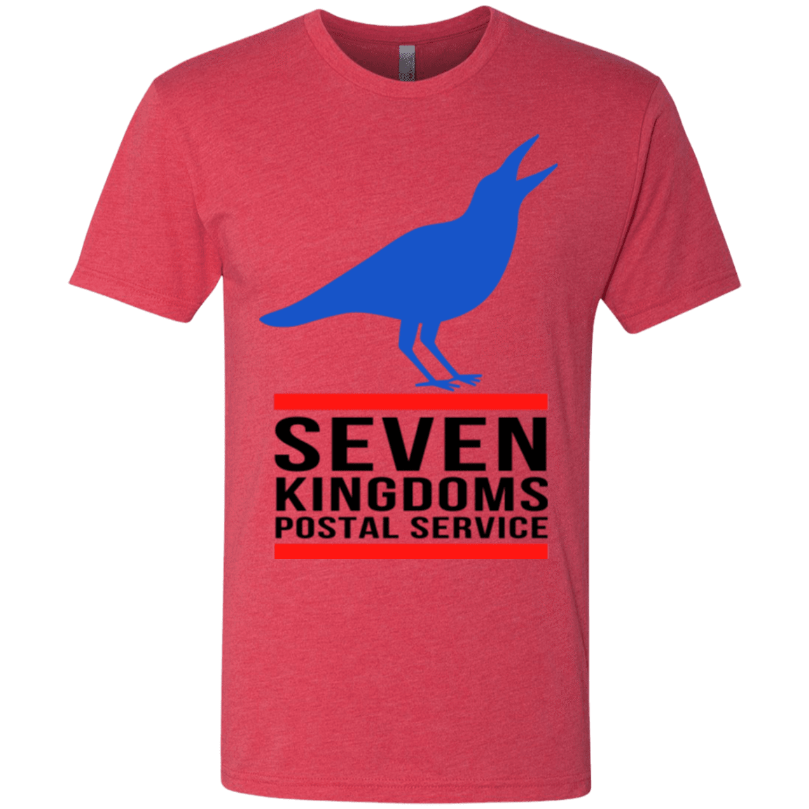 T-Shirts Vintage Red / Small Seven kingdoms postal service Men's Triblend T-Shirt