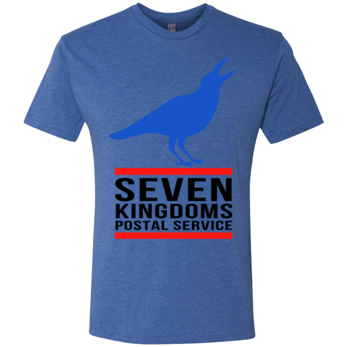 T-Shirts Vintage Royal / Small Seven kingdoms postal service Men's Triblend T-Shirt