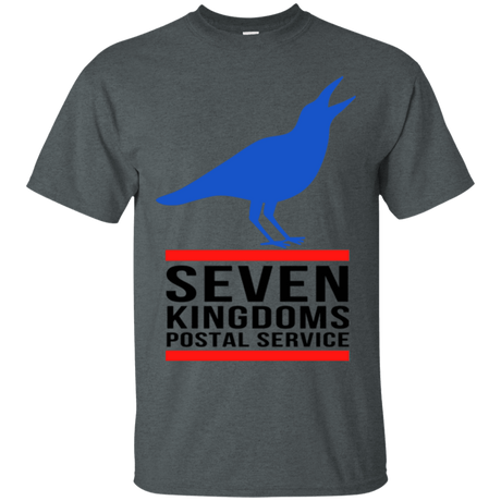 T-Shirts Dark Heather / Small Seven kingdoms postal service T-Shirt