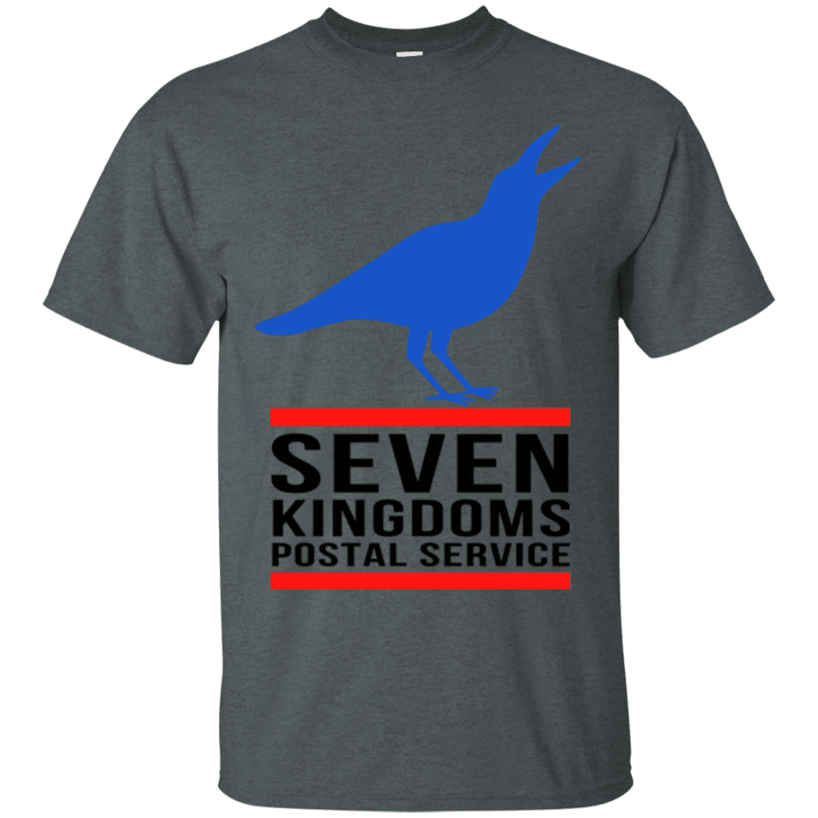 T-Shirts Dark Heather / Small Seven kingdoms postal service T-Shirt