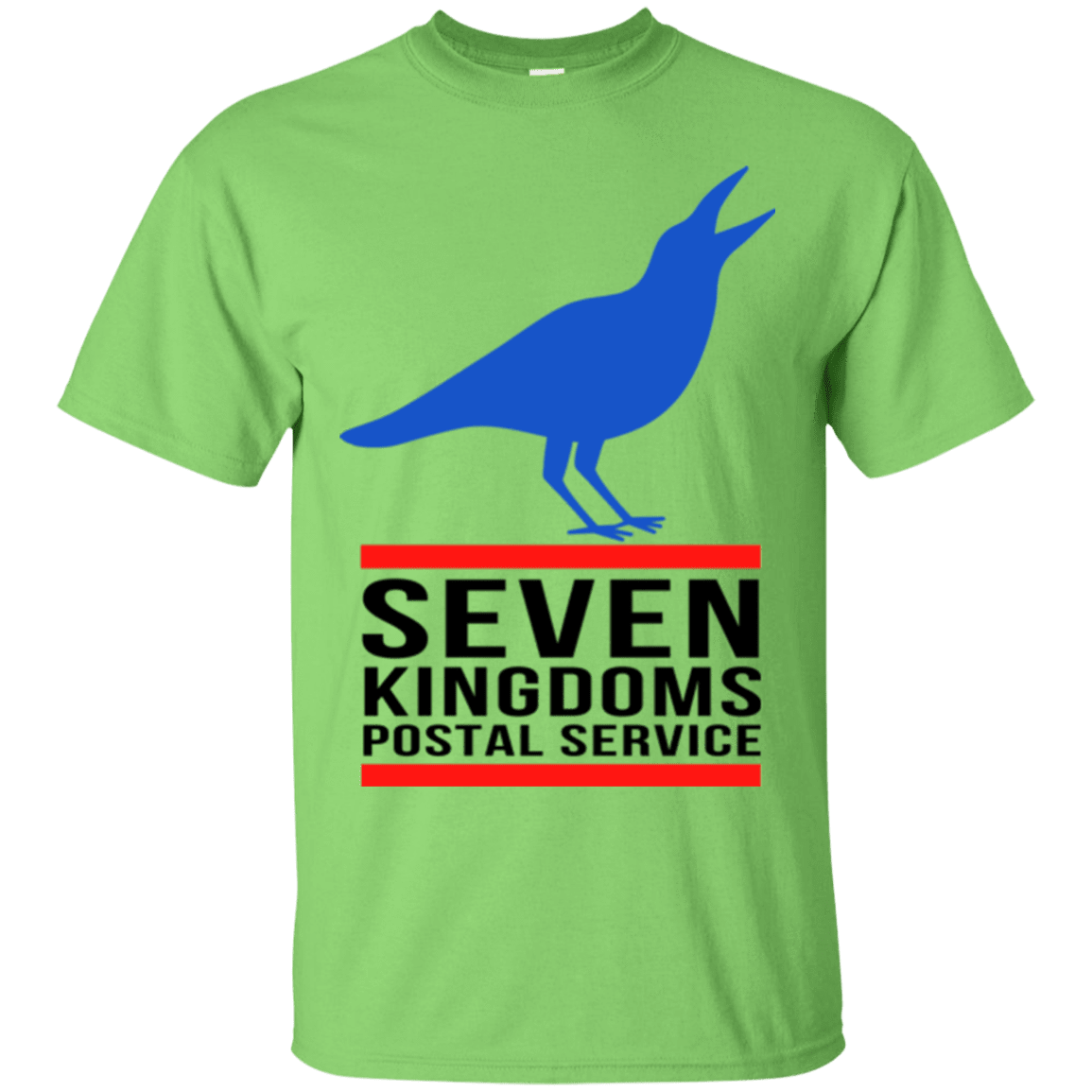 T-Shirts Lime / Small Seven kingdoms postal service T-Shirt