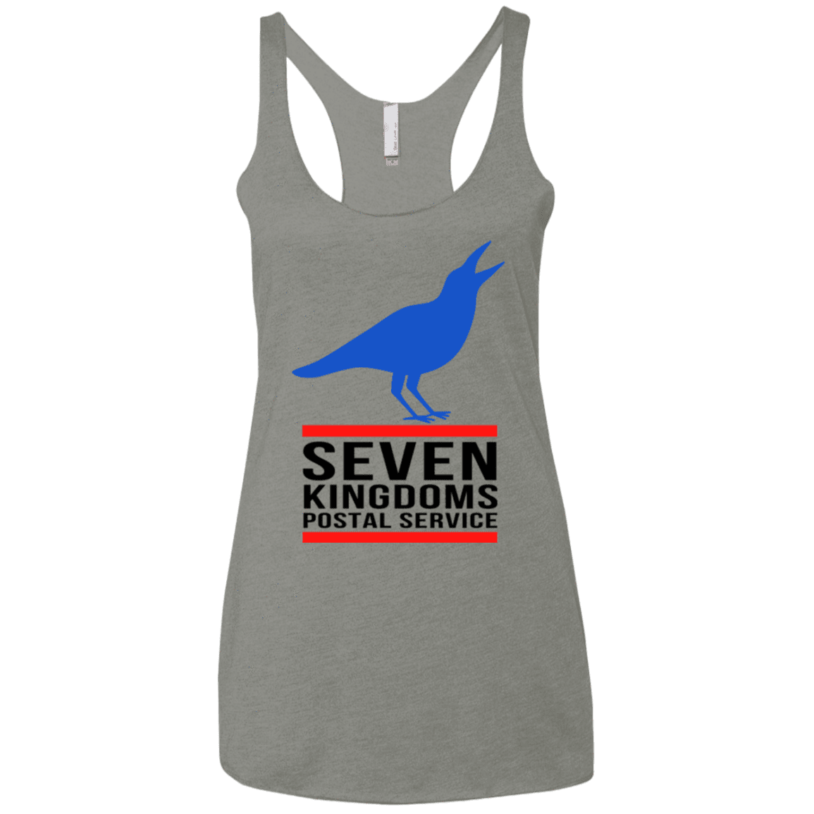 T-Shirts Venetian Grey / X-Small Seven kingdoms postal service Women's Triblend Racerback Tank