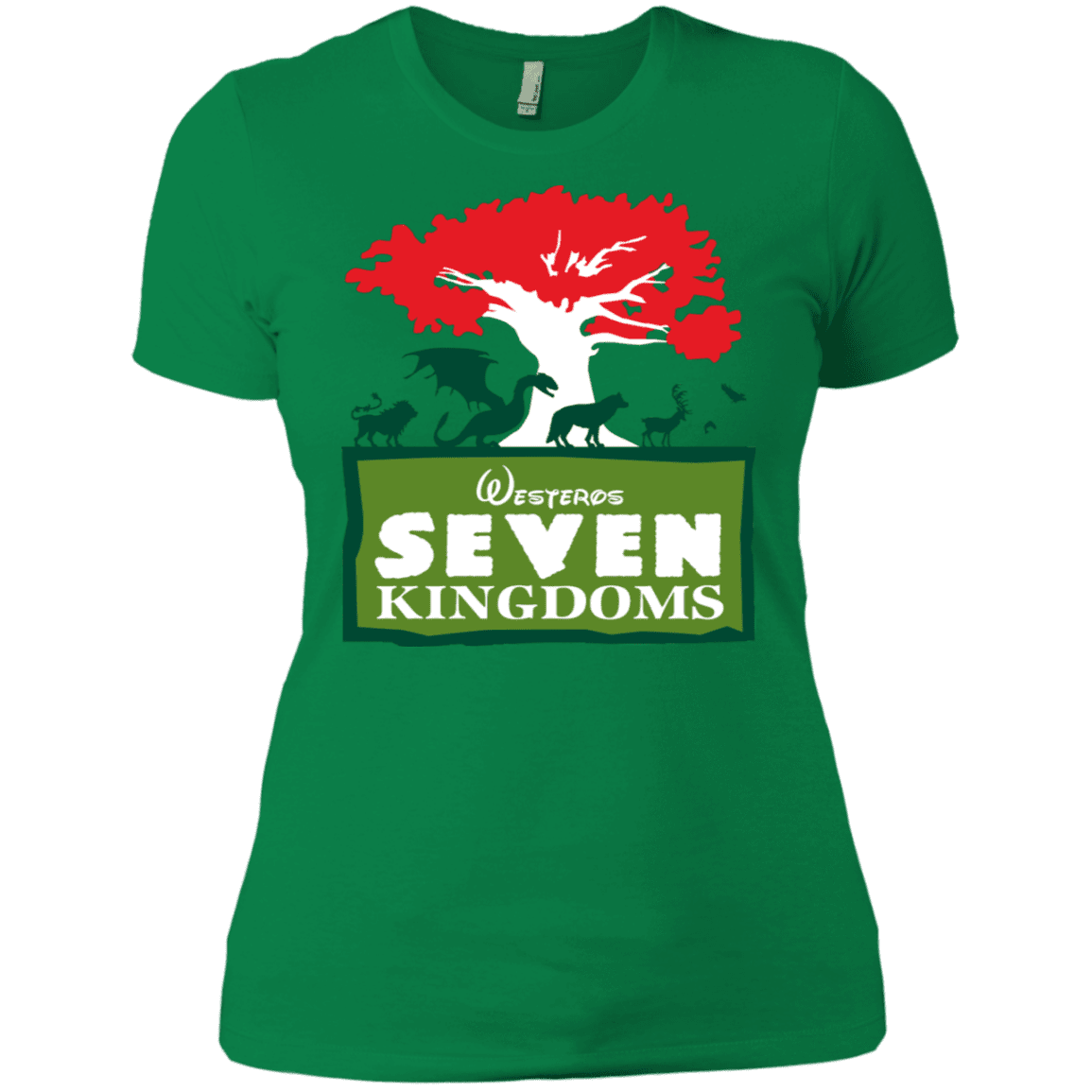 T-Shirts Kelly Green / X-Small Seven Kingdoms Women's Premium T-Shirt