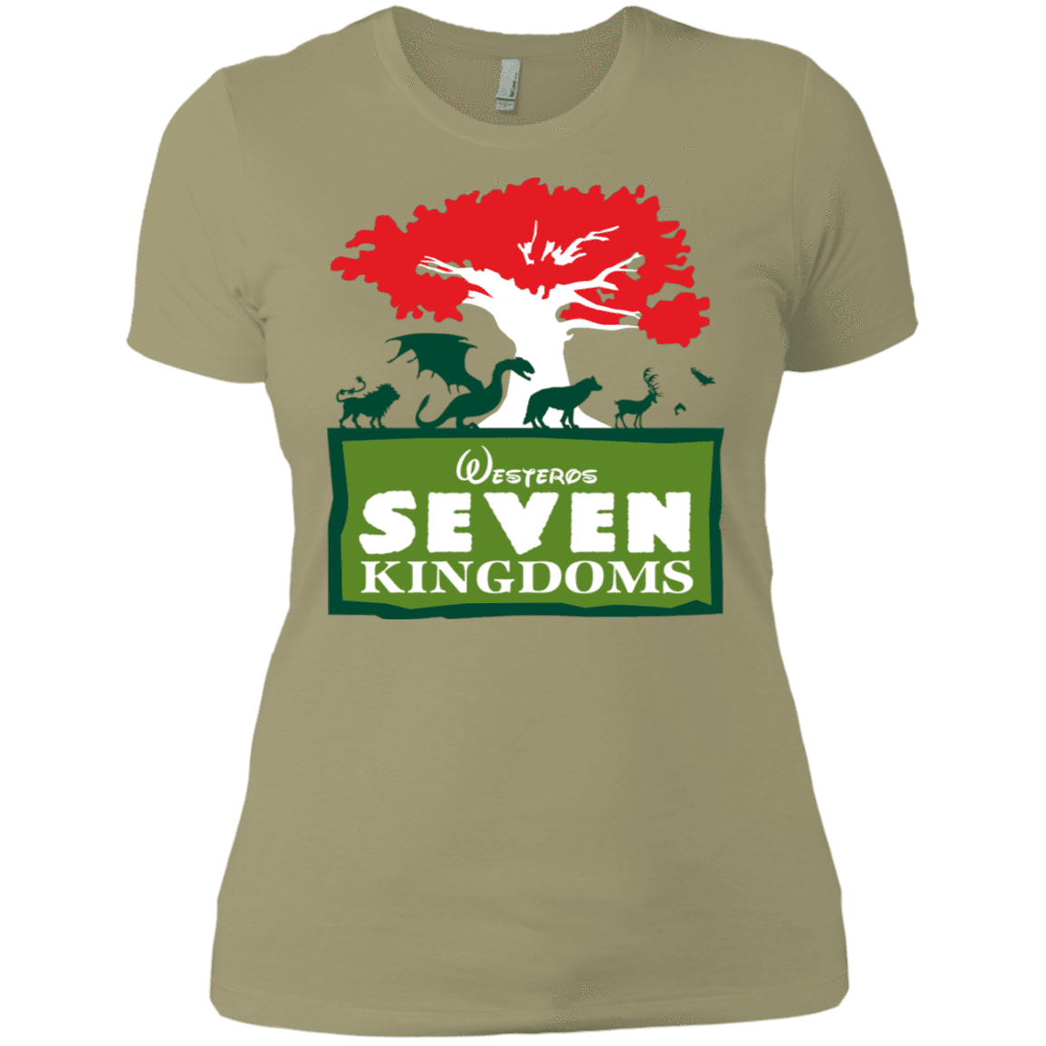T-Shirts Light Olive / X-Small Seven Kingdoms Women's Premium T-Shirt