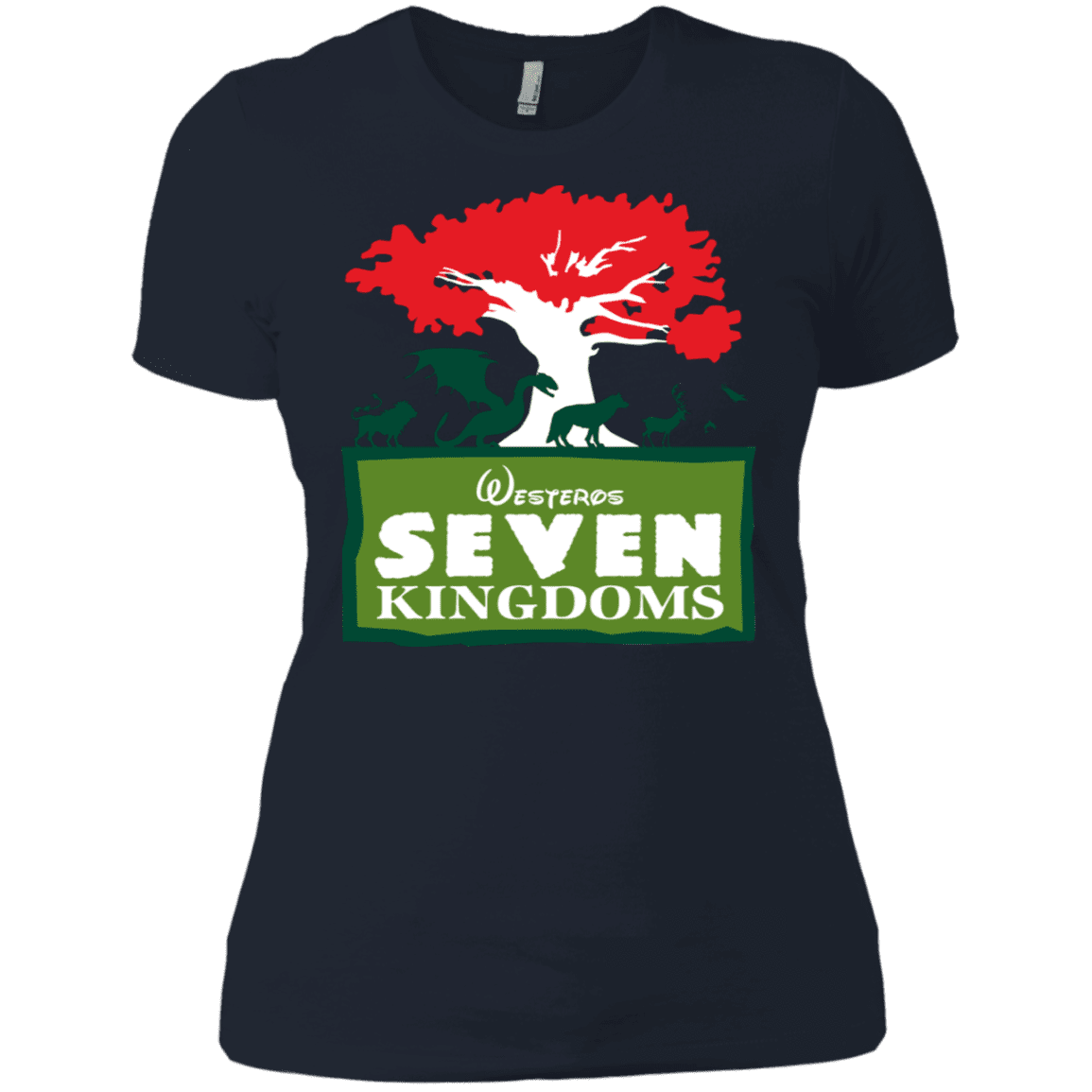 T-Shirts Midnight Navy / X-Small Seven Kingdoms Women's Premium T-Shirt