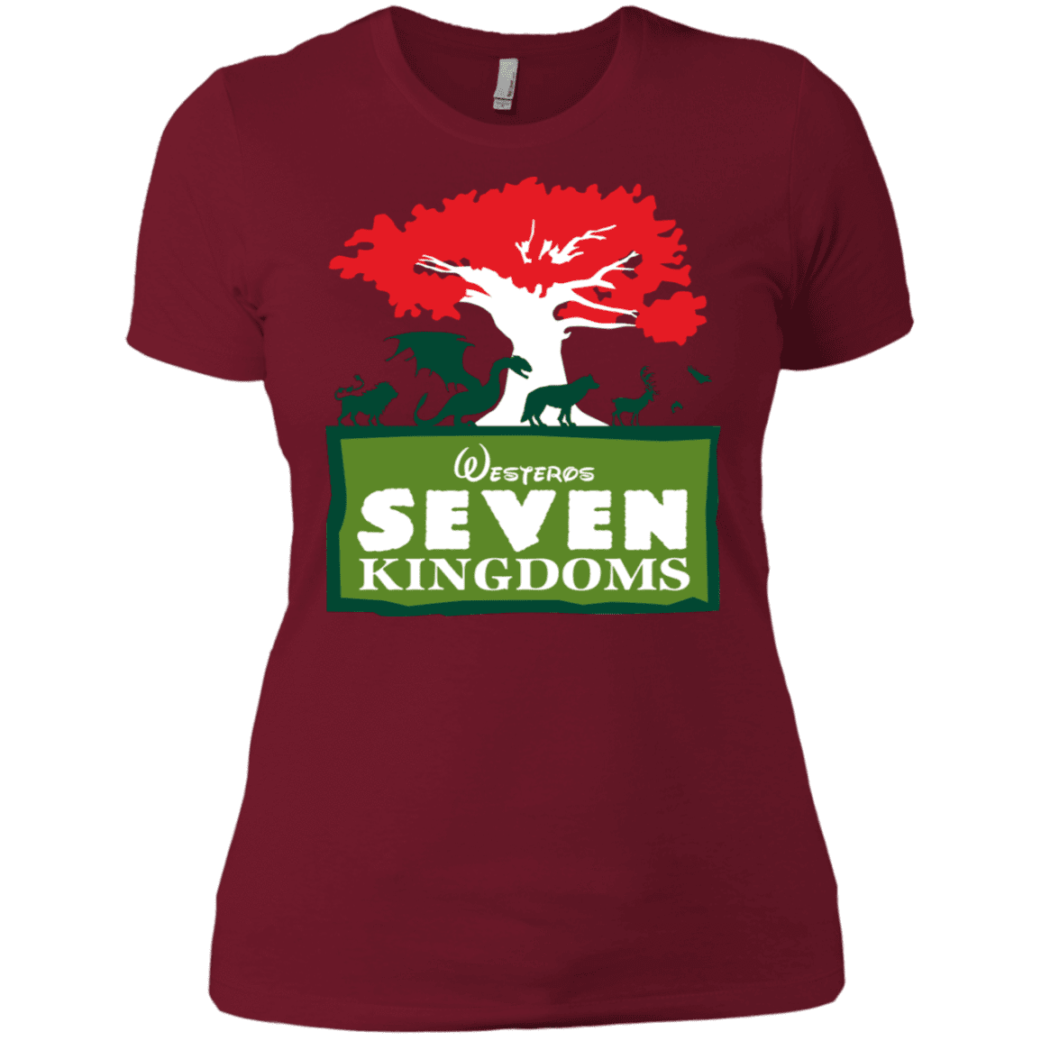T-Shirts Scarlet / X-Small Seven Kingdoms Women's Premium T-Shirt