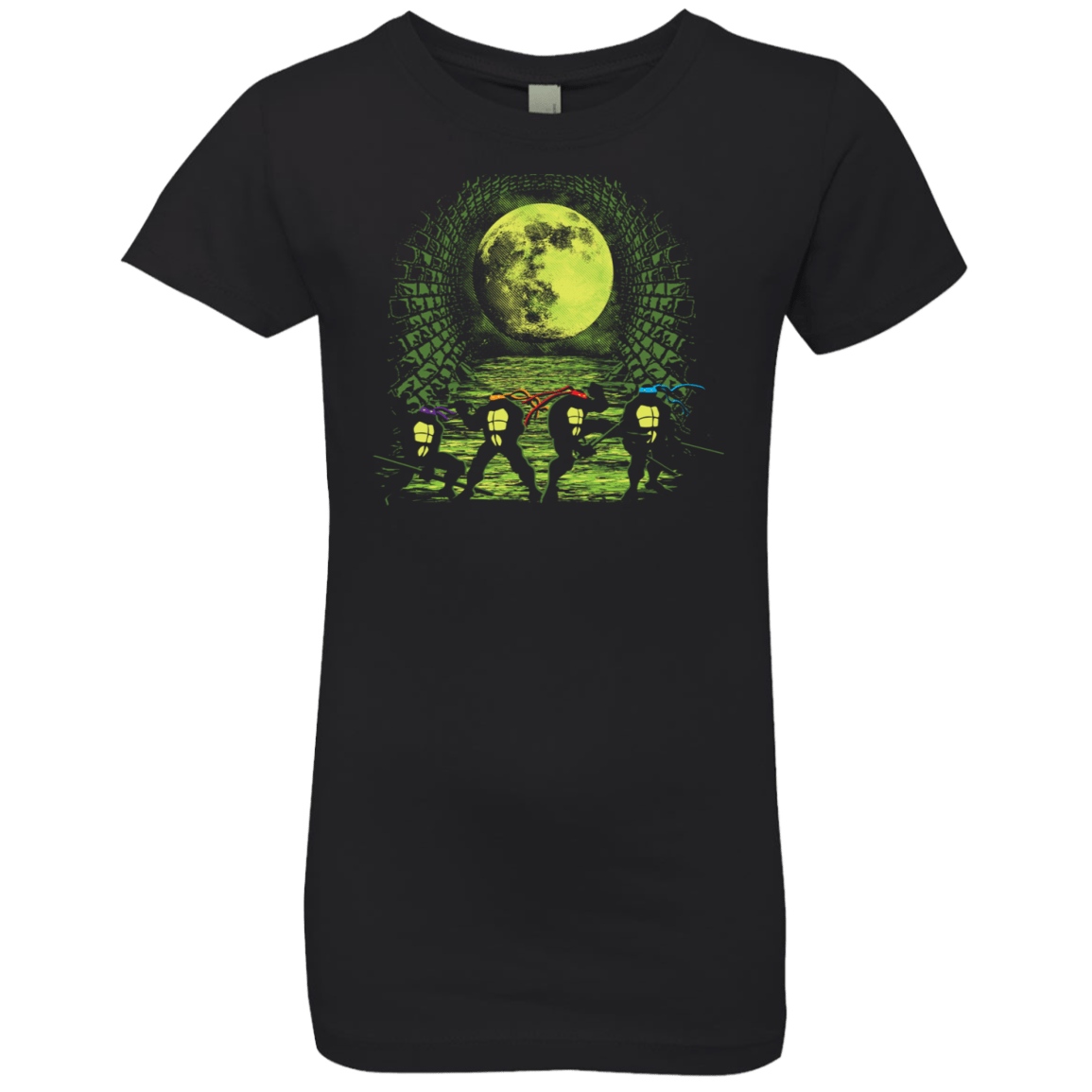 T-Shirts Black / YXS Sewer Fighters Girls Premium T-Shirt