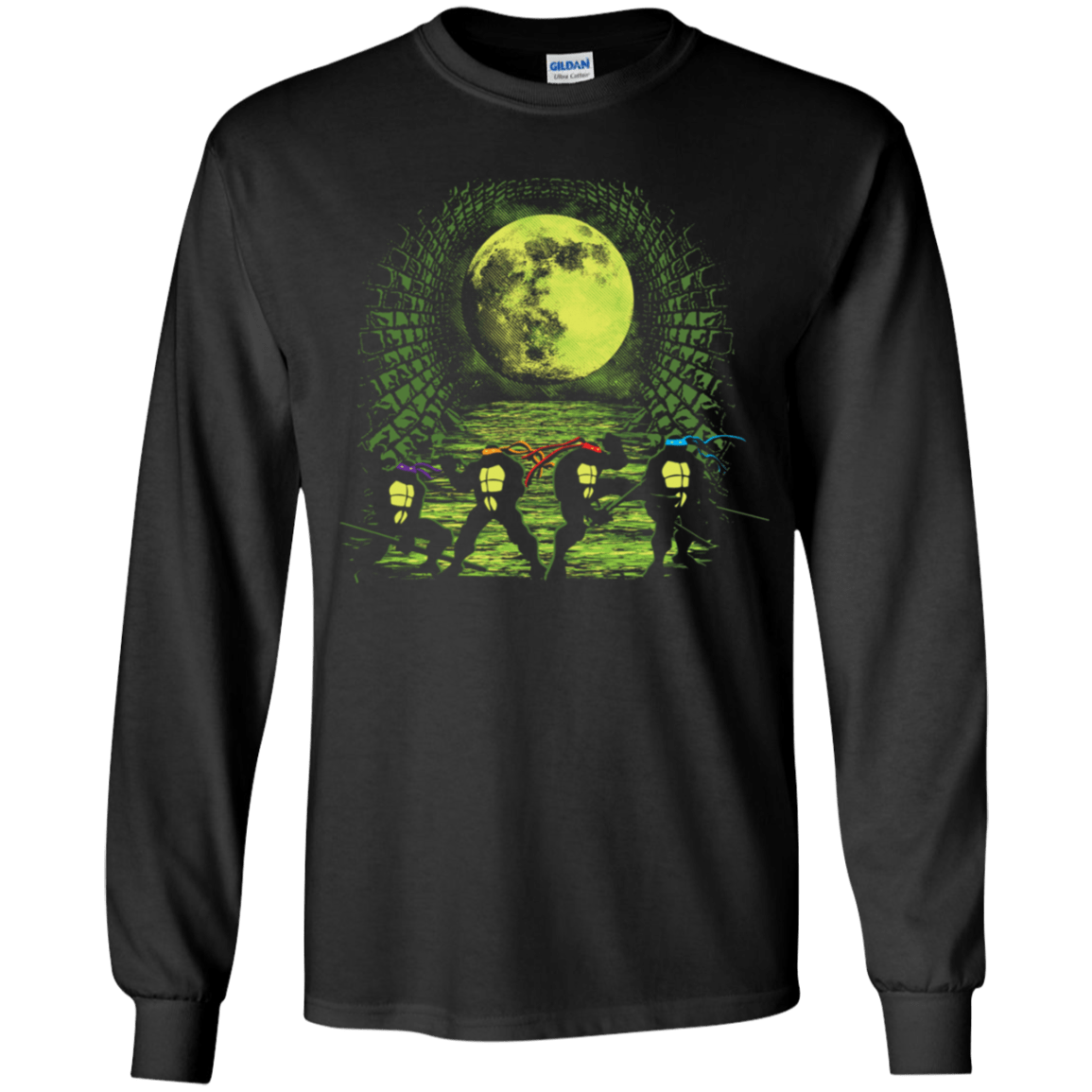T-Shirts Black / YS Sewer Fighters Youth Long Sleeve T-Shirt