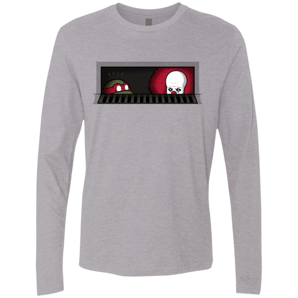 T-Shirts Heather Grey / S Sewermates Men's Premium Long Sleeve