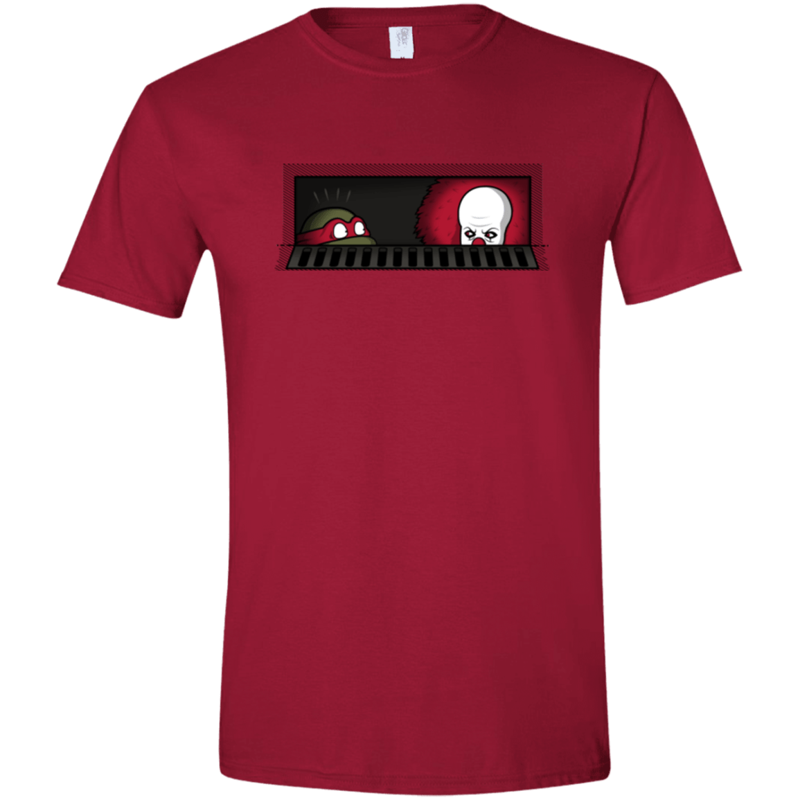 T-Shirts Cardinal Red / S Sewermates Men's Semi-Fitted Softstyle