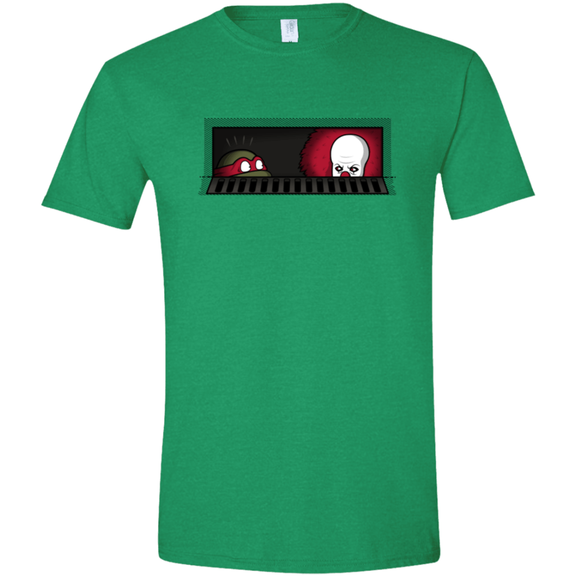 T-Shirts Heather Irish Green / S Sewermates Men's Semi-Fitted Softstyle