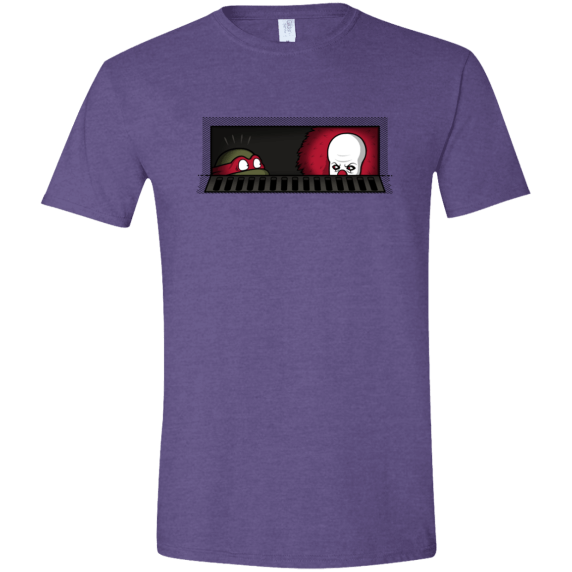T-Shirts Heather Purple / S Sewermates Men's Semi-Fitted Softstyle