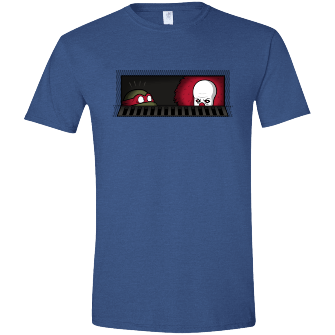 T-Shirts Heather Royal / X-Small Sewermates Men's Semi-Fitted Softstyle