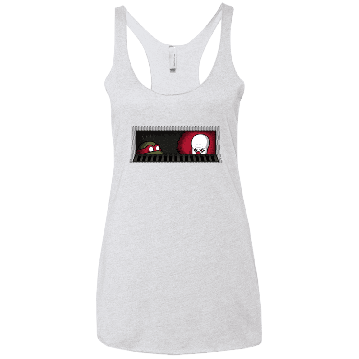 T-Shirts Heather White / X-Small Sewermates Women's Triblend Racerback Tank