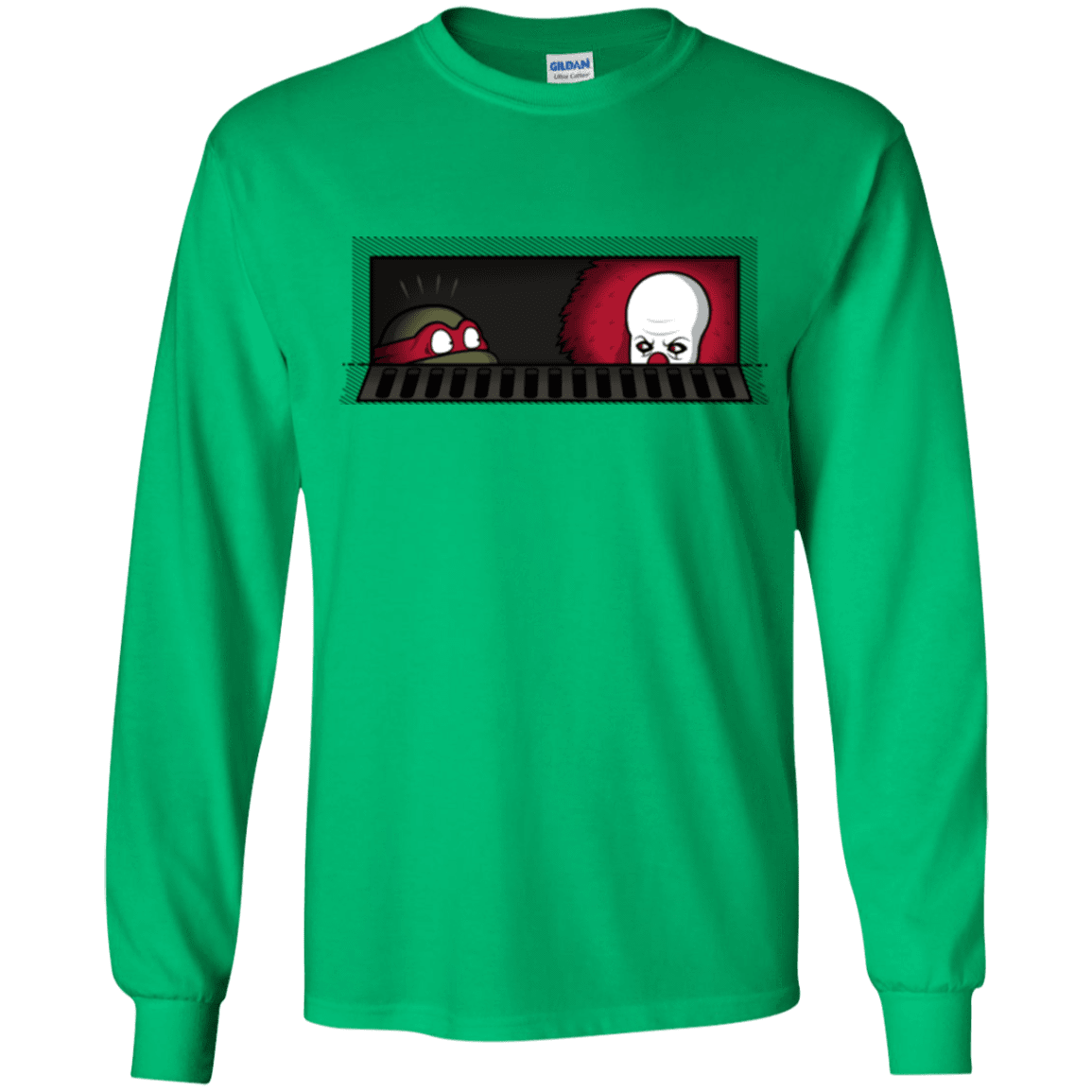 T-Shirts Irish Green / YS Sewermates Youth Long Sleeve T-Shirt