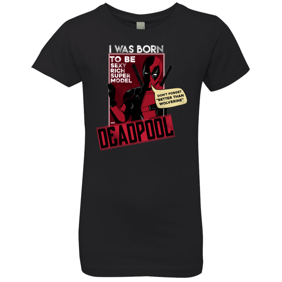 T-Shirts Black / YXS Sexy Rich Super Model Girls Premium T-Shirt