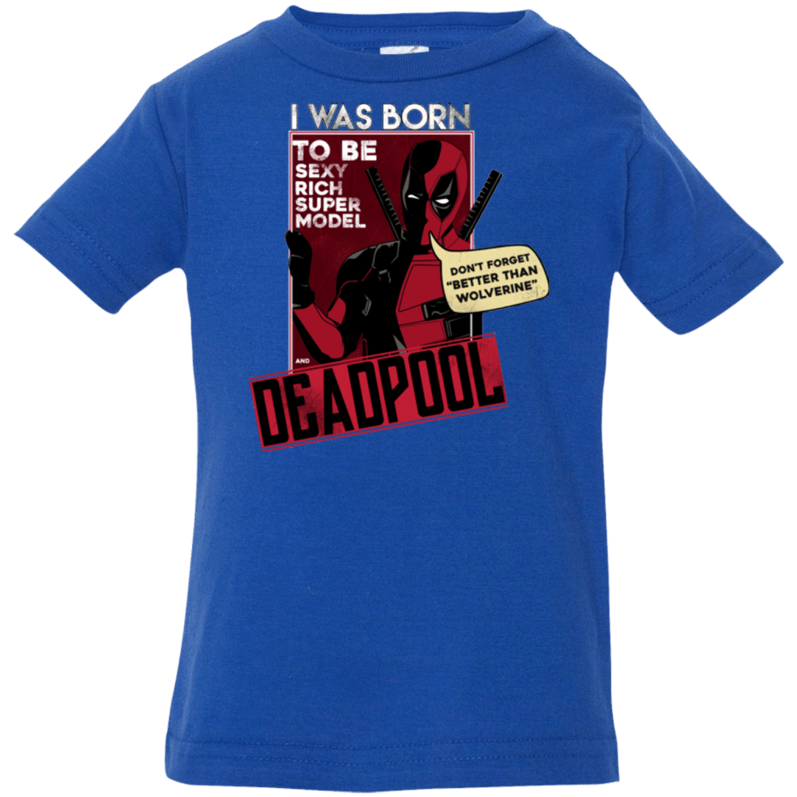 T-Shirts Royal / 6 Months Sexy Rich Super Model Infant Premium T-Shirt