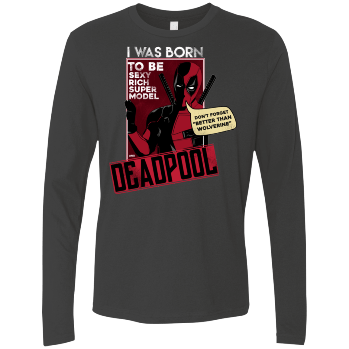 T-Shirts Heavy Metal / S Sexy Rich Super Model Men's Premium Long Sleeve