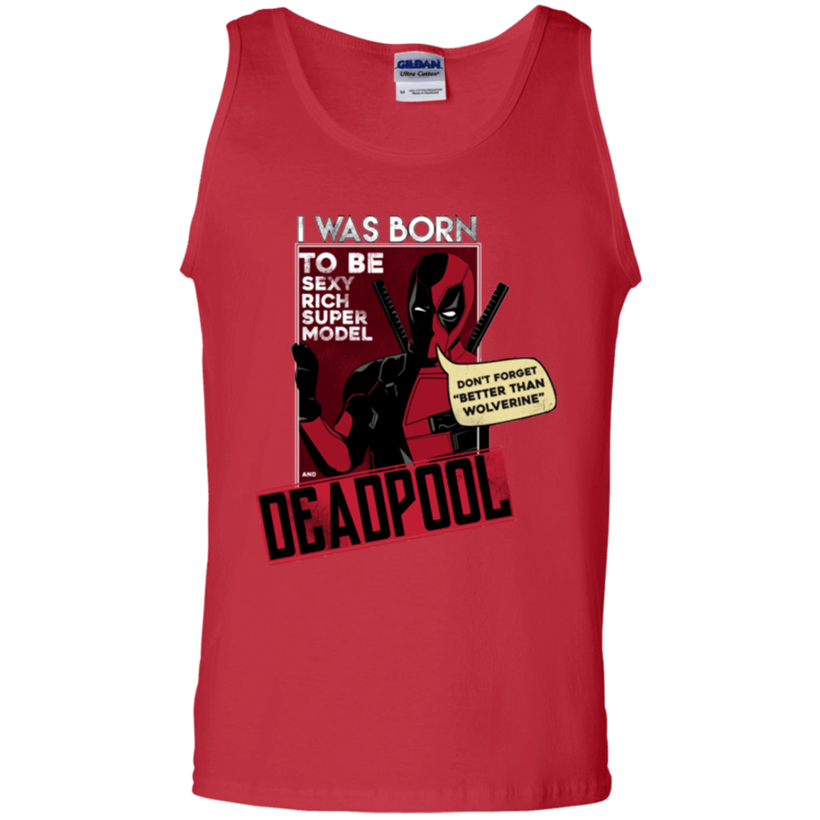 T-Shirts Red / S Sexy Rich Super Model Men's Tank Top