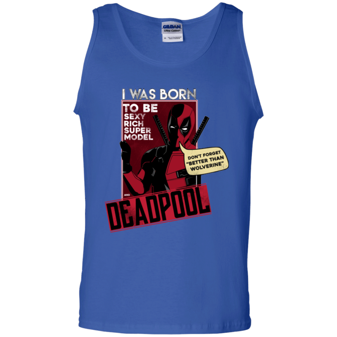 T-Shirts Royal / S Sexy Rich Super Model Men's Tank Top