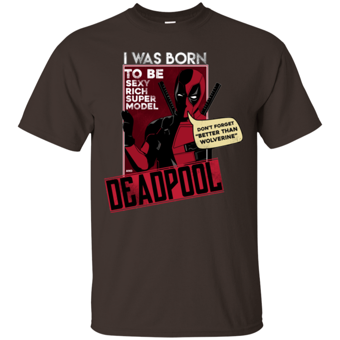 T-Shirts Dark Chocolate / S Sexy Rich Super Model T-Shirt