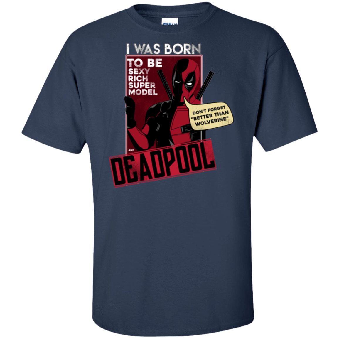 T-Shirts Navy / XLT Sexy Rich Super Model Tall T-Shirt