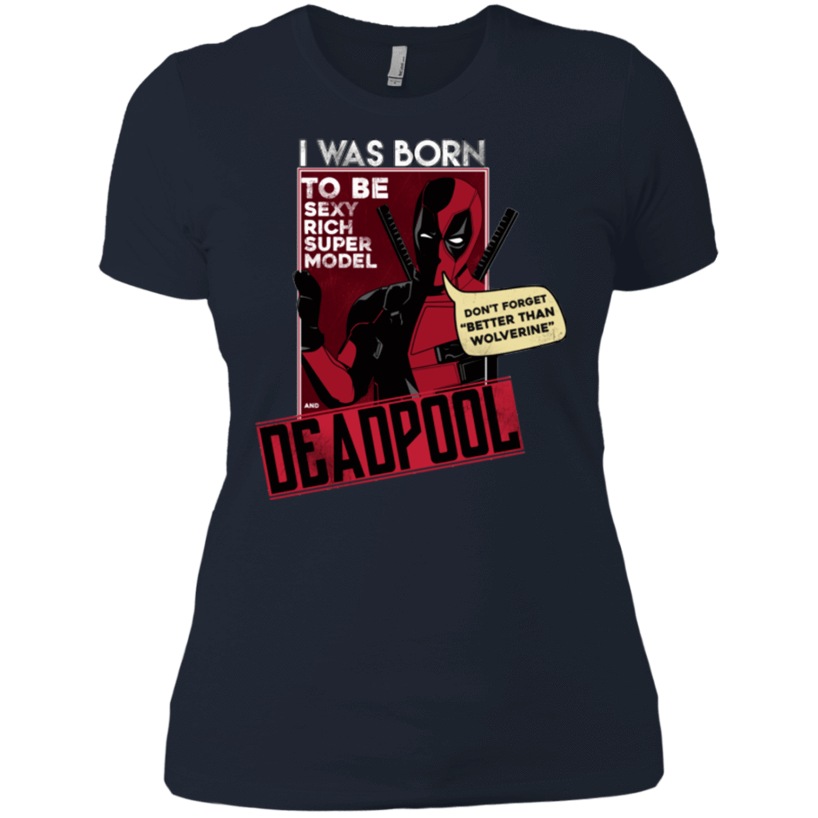 T-Shirts Midnight Navy / X-Small Sexy Rich Super Model Women's Premium T-Shirt