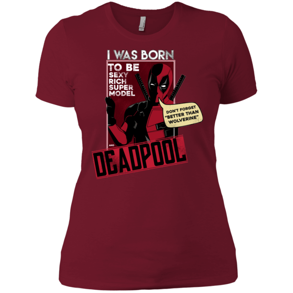 T-Shirts Scarlet / X-Small Sexy Rich Super Model Women's Premium T-Shirt