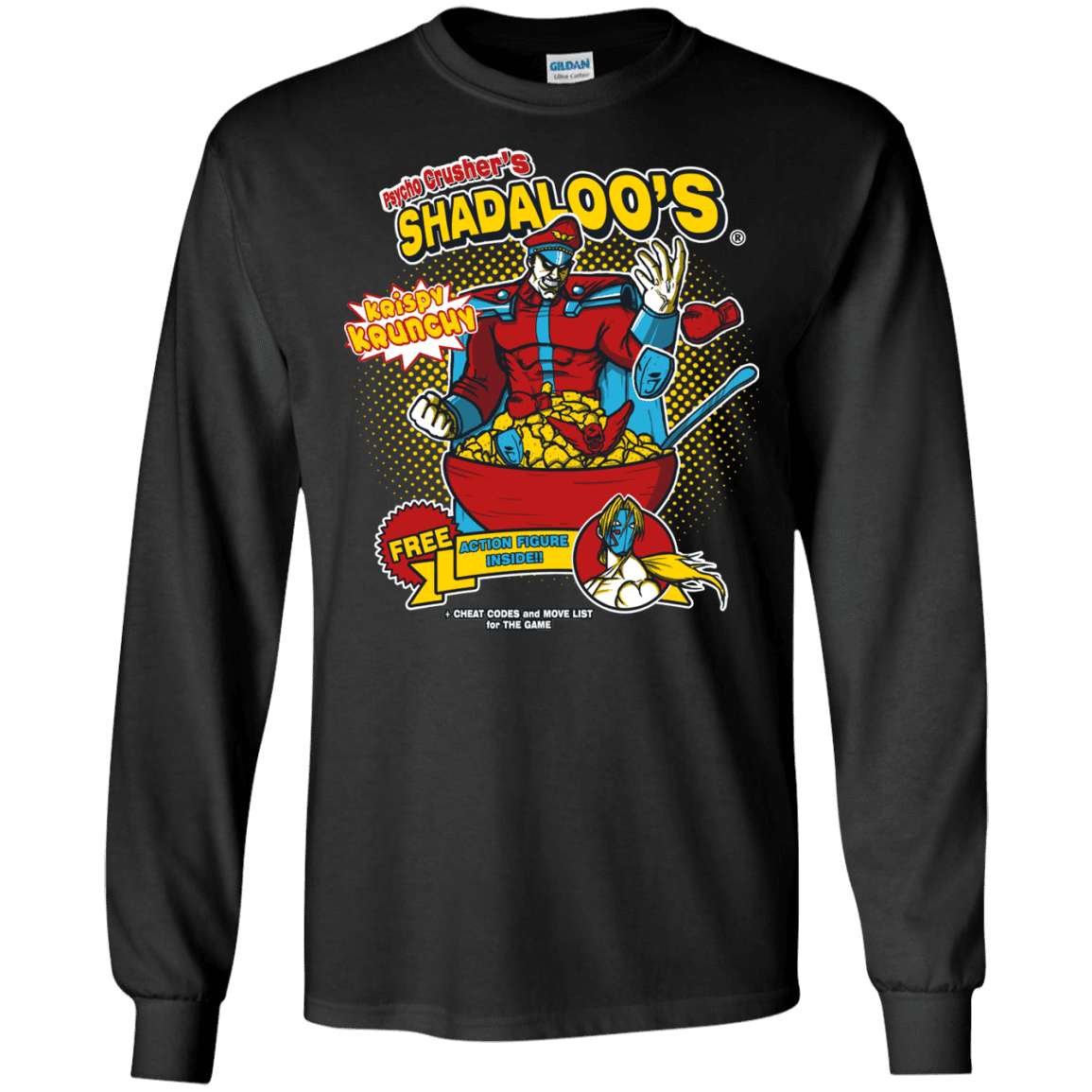 T-Shirts Black / S Shadaloos Men's Long Sleeve T-Shirt