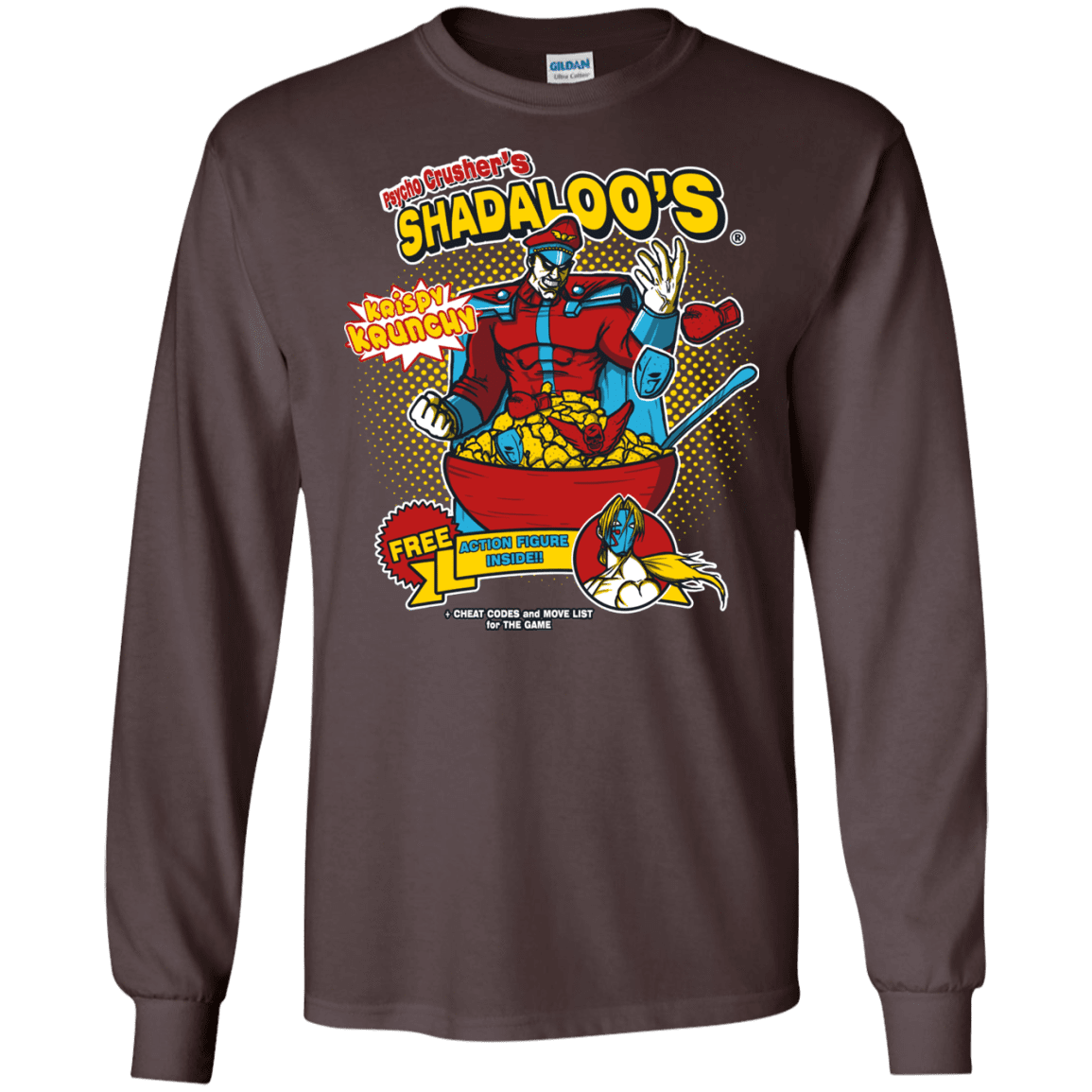 T-Shirts Dark Chocolate / S Shadaloos Men's Long Sleeve T-Shirt