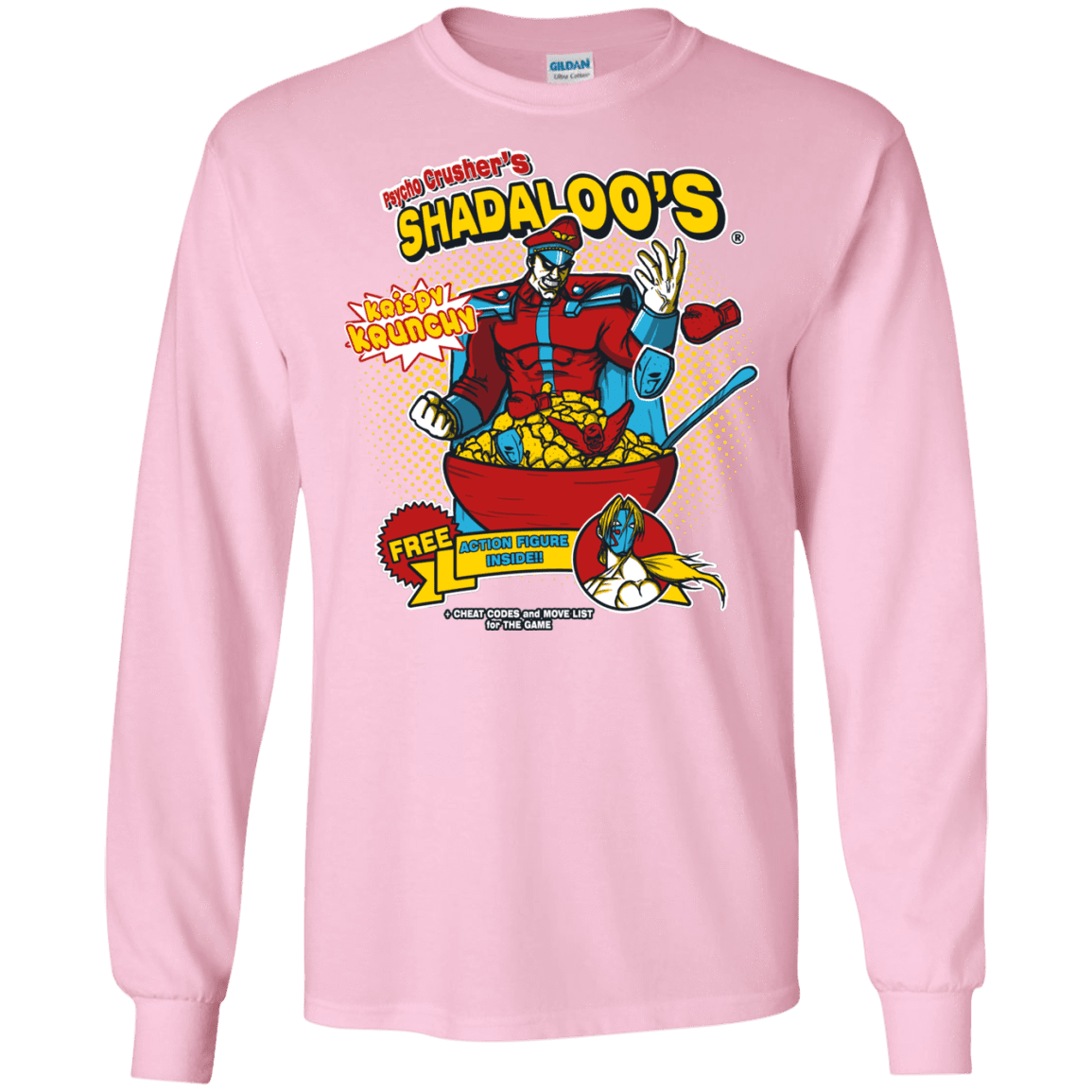 T-Shirts Light Pink / S Shadaloos Men's Long Sleeve T-Shirt