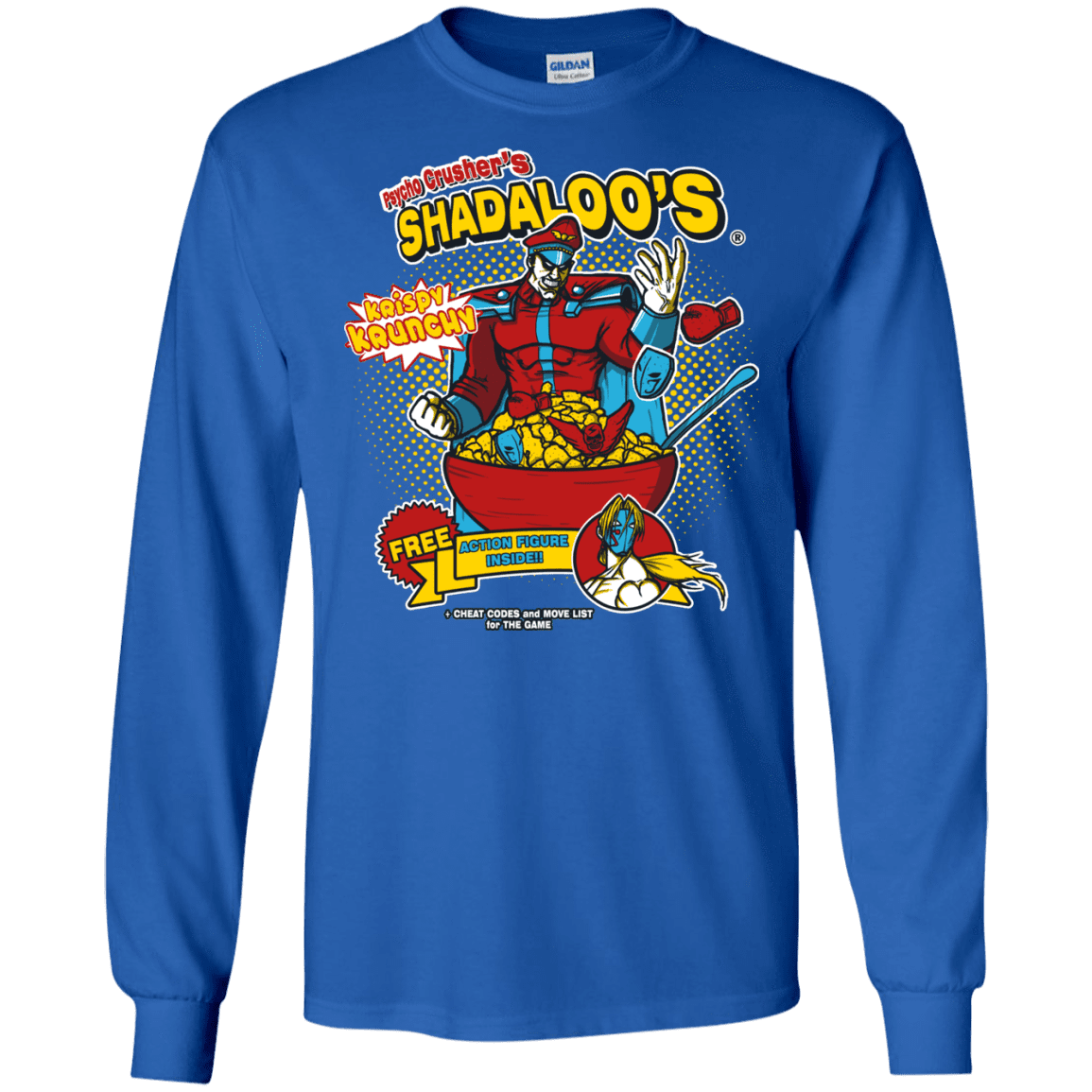T-Shirts Royal / S Shadaloos Men's Long Sleeve T-Shirt