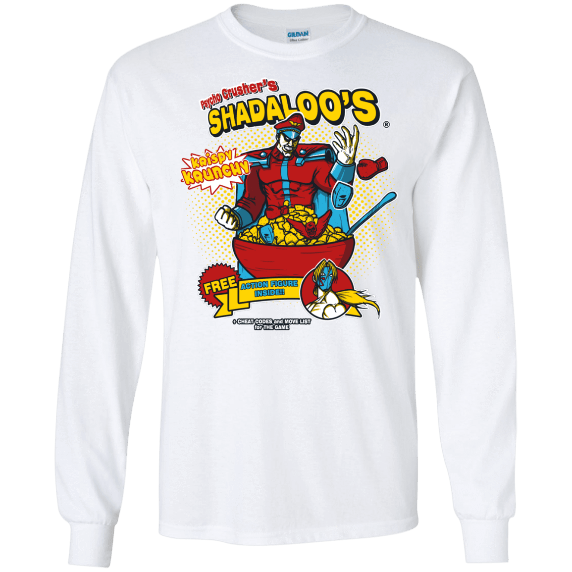 T-Shirts White / S Shadaloos Men's Long Sleeve T-Shirt