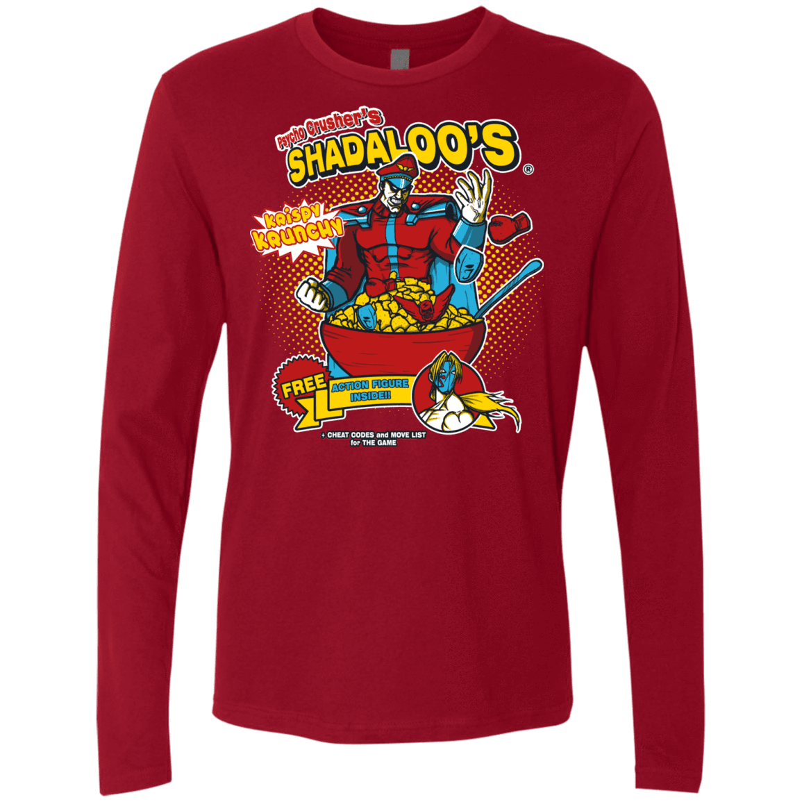 T-Shirts Cardinal / S Shadaloos Men's Premium Long Sleeve