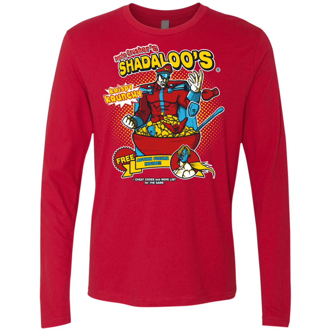 T-Shirts Red / S Shadaloos Men's Premium Long Sleeve