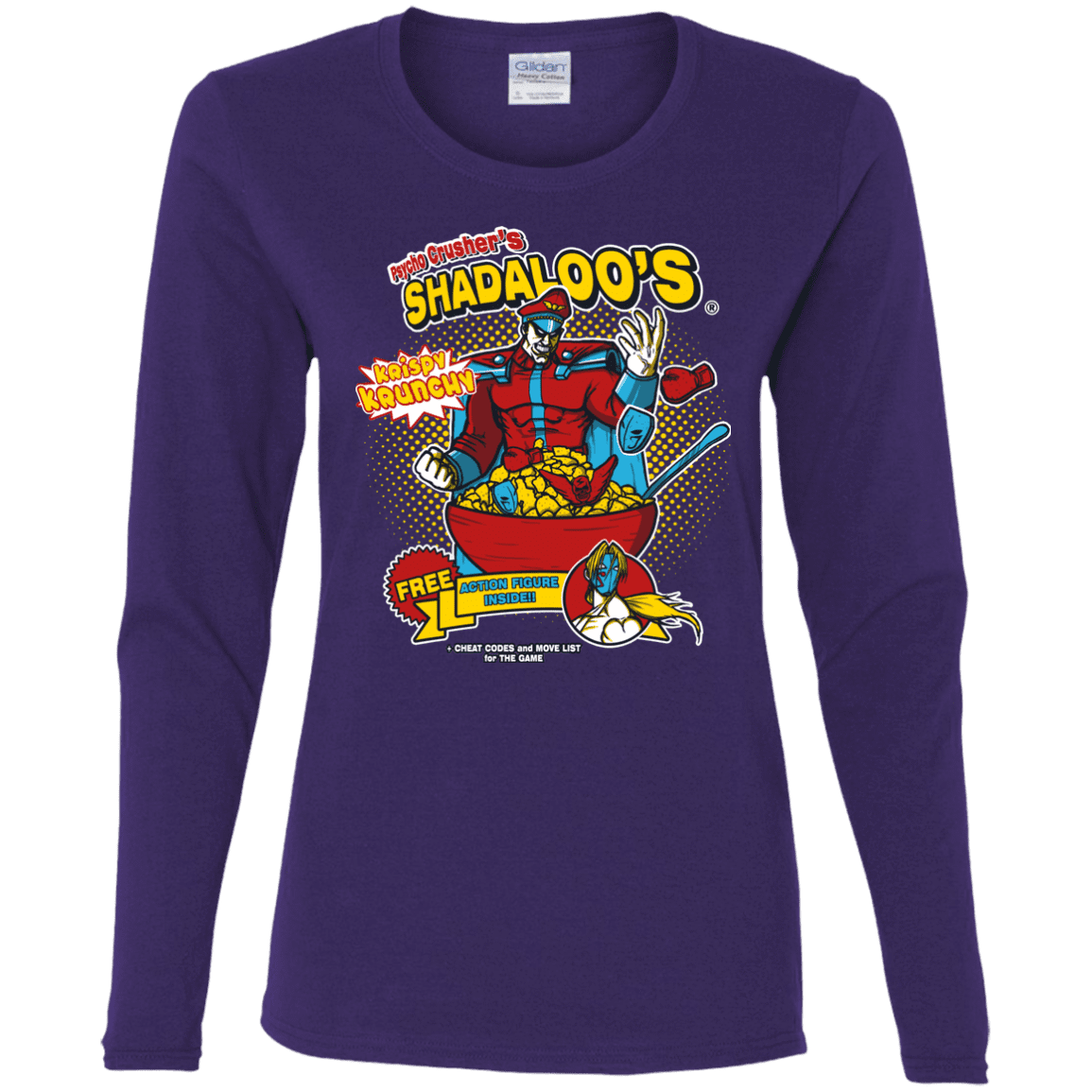 T-Shirts Purple / S Shadaloos Women's Long Sleeve T-Shirt