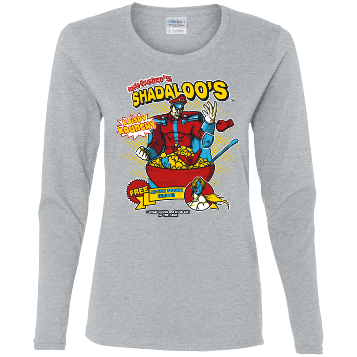 T-Shirts Sport Grey / S Shadaloos Women's Long Sleeve T-Shirt